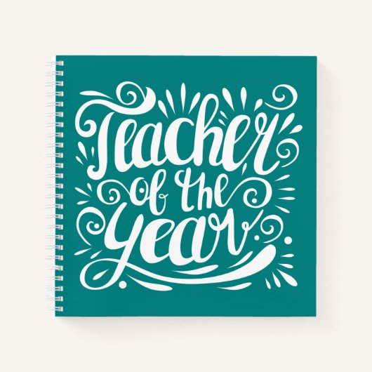 Leraar van het Jaar Notitieboek (Voorkant)