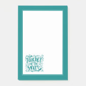 Leraar van het Jaar Post-it® Notes (Voorkant)