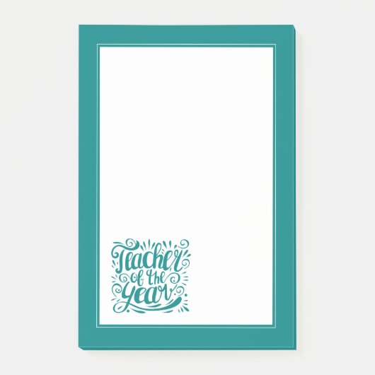 Leraar van het Jaar Post-it® Notes (Voorkant)