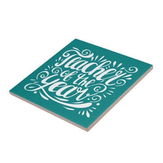 Leraar van het Jaar Tegeltje (Zijkant)