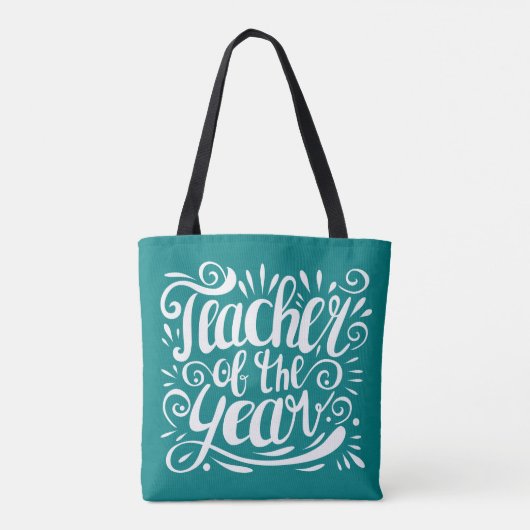 Leraar van het Jaar Tote Bag (Achterkant)