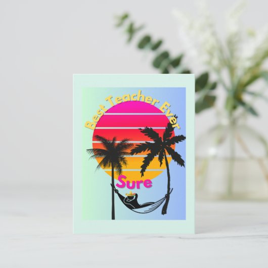 Leraar van het Jaar: Zeker Briefkaart (Staand voorkant)