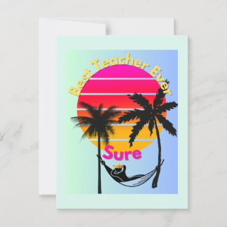 Leraar van het Jaar: Zeker Briefkaart