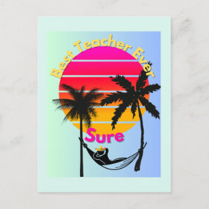 Leraar van het jaar: zeker feestdagenkaart