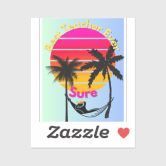 Leraar van het jaar: zeker sticker