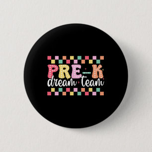 Leraar van het Pre-k Droomteam Vrouwen Meisje Teru Ronde Button 5,7 Cm