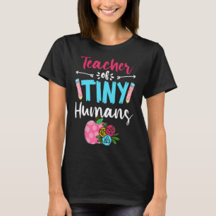 Leraar van kleine mensen Kleuterschool Prek Leraar T-shirt