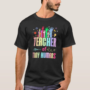 Leraar van kleine mensen Tamer kleuterschool Prek T-shirt
