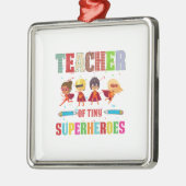 Leraar van kleine superhelden metalen ornament (Links)