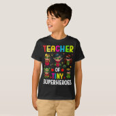 Leraar van kleine superhelden t-shirt (Voorkant volledig)