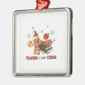 Leraar van Smart Cookie Metalen Ornament (Links)