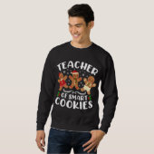 Leraar van Smart Cookies Christmas Gingerbread Cut Trui (Voorkant volledig)