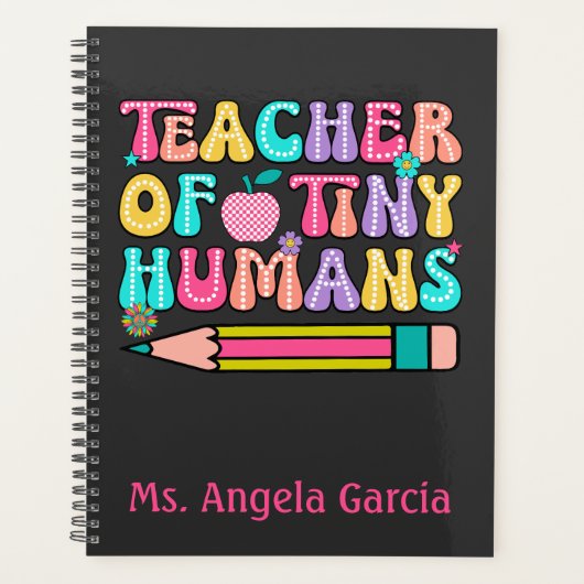 Leraar van Tiny Human Terug naar School Planner (Voorkant)