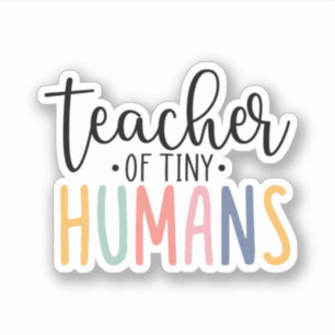 Leraar van Tiny Humans, Leraar waardering Sticker