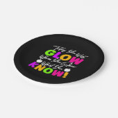 Leraar vandaag ga je gloeien papieren bordje (Gekanteld)