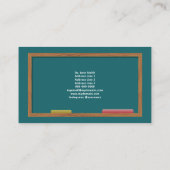 Leraar Vergelijkingen & Compas Wiskunde Visitekaartje (Achterkant)