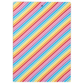 LERAAR vet kleurrijke regenboog positief woord sta Klembord (Achterkant)