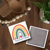 Leraar Vibes Fun Rainbow Inspirivity Magneet