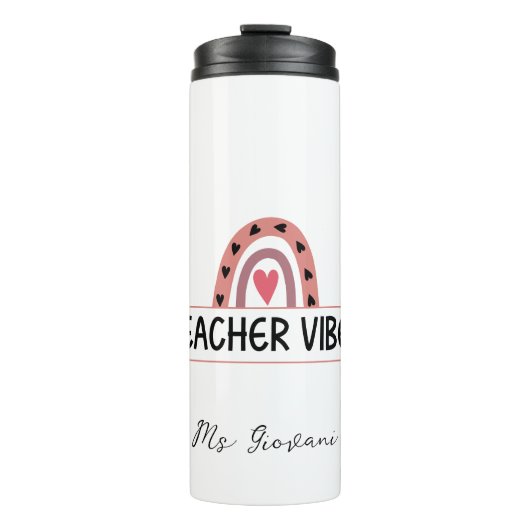 Leraar Vibes Thermosbeker (Voorkant)