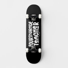 Leraar Vierde Klas Eenvoudig Retro Maatwerk Persoonlijk Skateboard