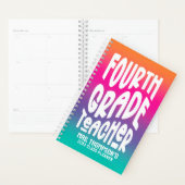 Leraar Vierde Klas Kleurrijke Ombre Planner (Display)