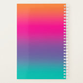 Leraar Vierde Klas Kleurrijke Ombre Planner (Achterkant)