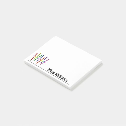 Leraar Vierde Klas Post-it® Notes (Schuin)