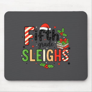 Leraar Vijfde Klas Sleden Grappige Kerst Leraar Muismat