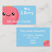 leraar visitekaartje (Voorkant / Achterkant)