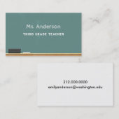 leraar visitekaartje (Voorkant / Achterkant)