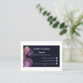 leraar visitekaartje (Staand voorkant)