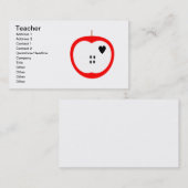 leraar visitekaartje (Voorkant / Achterkant)