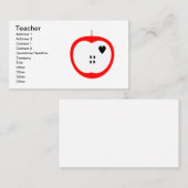 leraar visitekaartje (Voorkant / Achterkant)