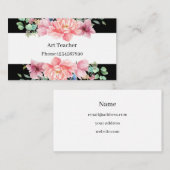 leraar visitekaartje (Voorkant / Achterkant)