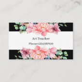 leraar visitekaartje (Voorkant)