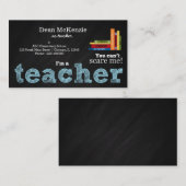 leraar visitekaartje (Voorkant / Achterkant)