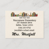 Leraar Visitekaartje door SRF (Achterkant)