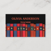 leraar | Visitekaartjes met gesprekspartners (Voorkant)