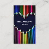 leraar | Visitekaartjes met gesprekspartners (Voorkant)