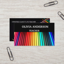 leraar | Visitekaartjes met gesprekspartners