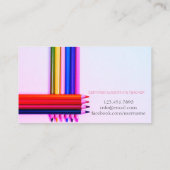 leraar | Visitekaartjes met gesprekspartners (Achterkant)