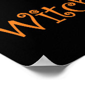 Leraar voor dag-heks van Night Funny Halloween Poster (Hoek)