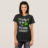 Leraar voor de kleuterschool Shirt St Patricks Day (Voorkant volledig)