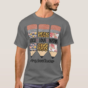 Leraar voor de kleuterschool Terug naar school Tea T-shirt