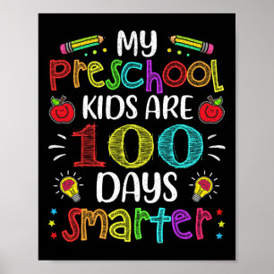 Leraar voorschool 100 dagen slimmer 100 dagen SC Poster
