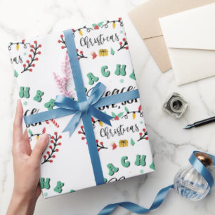 Leraar Vrede Liefde Vreugde Kerstmis Cadeaupapier