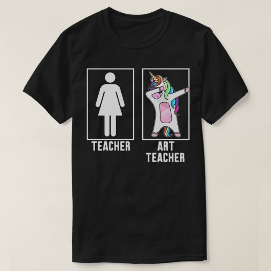 Leraar vs Kunsteeraar 1 T-shirt (Design voorkant)