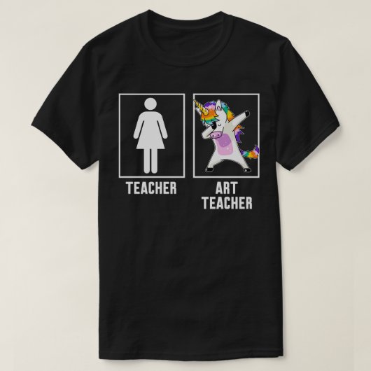 Leraar vs Kunsteeraar T-shirt (Design voorkant)