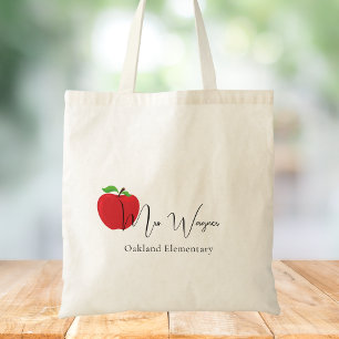Leraar Waardering Bedankt Leraar Schattige Apple Tote Bag