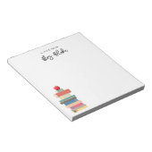 Leraar Waardering Boeken Apple Notitieblok (Schuin)